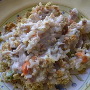 Wild Rice and Leftover Turkey Casserole_image