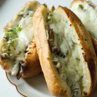 Philly Cheesesteak Sandwich with Garlic Mayo image