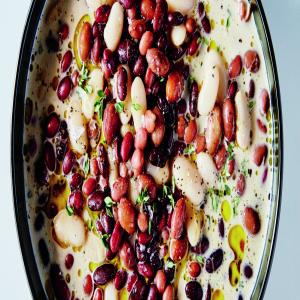 Brothy Heirloom Beans With Cream_image