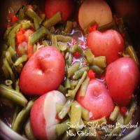 Southern Style Green Beans and New Potatoes_image