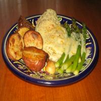 Roasted Chicken, New Potatoes & Asparagus image