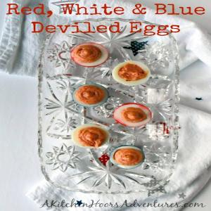 Red White & Blue Deviled Eggs_image