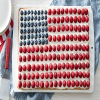 American Flag Dessert Pizza image