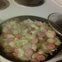 Cabbage, Potato and Smoked Sausage Skillet image