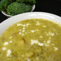 Broccoli and Stilton Soup image