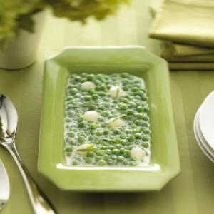 Peas With a Fresh Tarragon Goat Cheese Sauce image