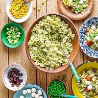 Pick & mix pesto pasta salad bar image