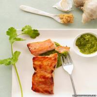 Miso Salmon with Cilantro Salsa_image