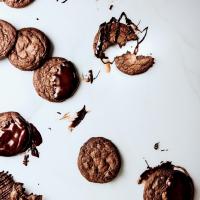 Glazed Chocolate-Crème Fraîche Cookies_image