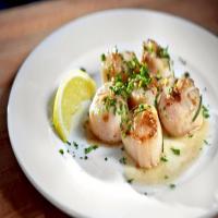 Sautéed Scallops with Brown Butter and Preserved Lemon image