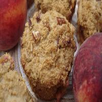 Praline-Peach Muffins image
