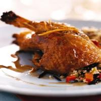Glazed Duck with Clementine Sauce image