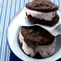 Strawberry-Chocolate Ice Cream Sandwiches image