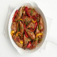 Turkey Sausage and Peppers image