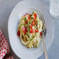 Fettuccine with Ricotta, Tomatoes and Basil_image
