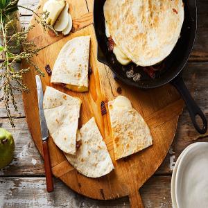 Jack's Pear, Bacon, & Goat Cheese Quesadillas Recipe on Food52_image