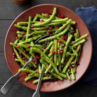 Green Beans with Pomegranate Seeds image