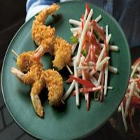 Baked Shrimp Recipe with Jicama Slaw image