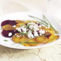 Beet Carpaccio with Goat Cheese and Mint Vinaigrette image