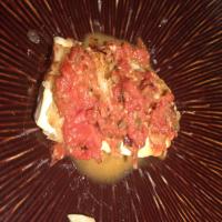 Potato Encrusted Grouper With Bruschetta and White Wine #5FIX_image