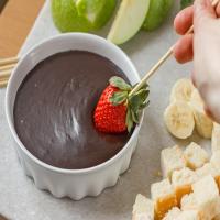 Lighter Chocolate Fondue (Or Ganache) image