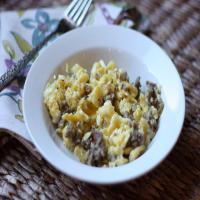 Green Chile and Sausage Scrambled Eggs_image