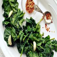 Sauteed Spinach with Garlic image