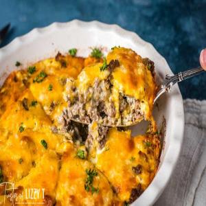 Old Fashioned Impossible Cheeseburger Pie_image