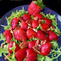 Arugula Salad With Strawberries image