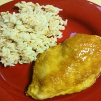 Baked Curry Chicken With a Side of Coconut Rice_image