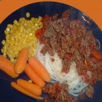 Rice Noodles and Beef image