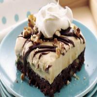 Turtle Brownie Ice Cream Dessert image