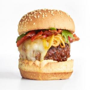 Spanish Burger with Pickled Shallots image
