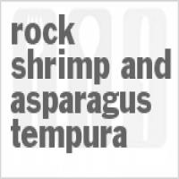 Rock Shrimp And Asparagus Tempura_image