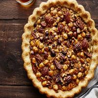 Hazelnut, Pecan, and Bourbon Pie_image