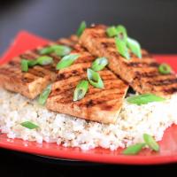 Grilled Teriyaki Tofu with Roasted Cauliflower Rice_image