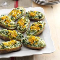 Cheddar & Spinach Twice-Baked Potatoes image