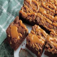 Gooey Caramel-Pecan Brownies image
