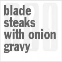 Slow Cooker Blade Steaks With Onion Gravy_image