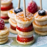 Strawberry Banana Pancake Skewers Recipe by Tasty_image
