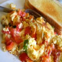 Scrambled Eggs With Vegetables image