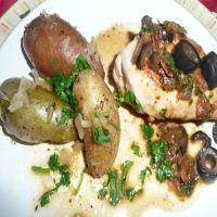Chicken With Garlic and Olives_image