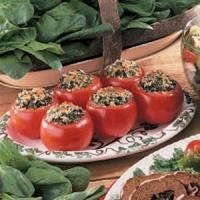 Spinach-Stuffed Tomatoes image