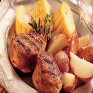 Grilled Balsamic Pork with Herbs_image
