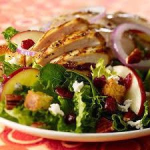 Apple Pecan Grilled Chicken Dinner Salad_image