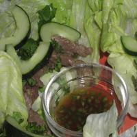 Vietnamese-Style Grilled Beef Wrap-Ups image