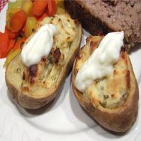 Garlic and Herb Stuffed Baked Potatoes image