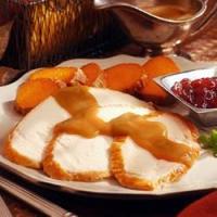 Cranberry Honey Glazed Turkey Breast And Roasted Sweet Potatoes image
