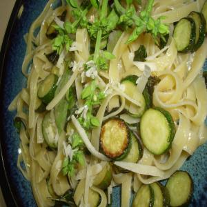 Tagliatelle With Parmesan and Courgettes (Zucchini) image