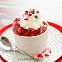 Homemade Red Velvet Pudding_image
